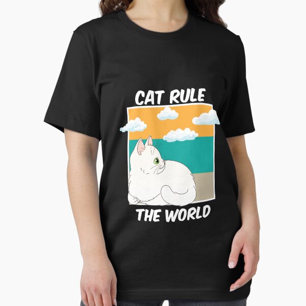 Item preview, cats rule the world designed and sold by Dark Moon Studio.