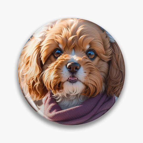 Item preview, Winter Cute Cavapoo designed and sold by digiscapeart.