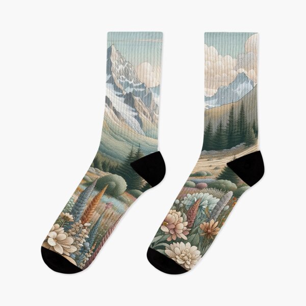 Item preview, Blooming Valley of Mountain Serenity designed and sold by PictorialWhimsy.