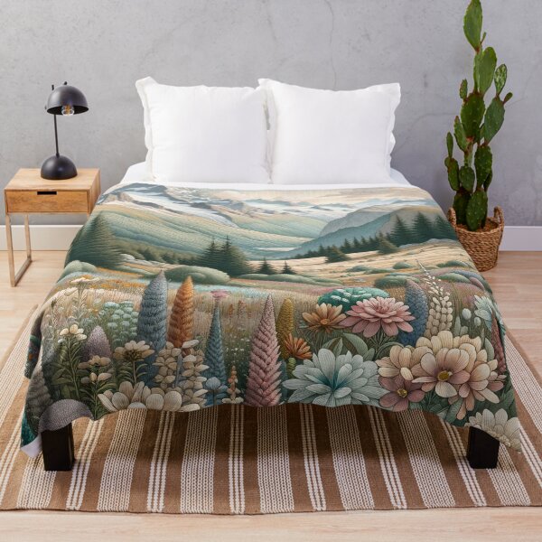 Item preview, Blooming Valley of Mountain Serenity designed and sold by PictorialWhimsy.