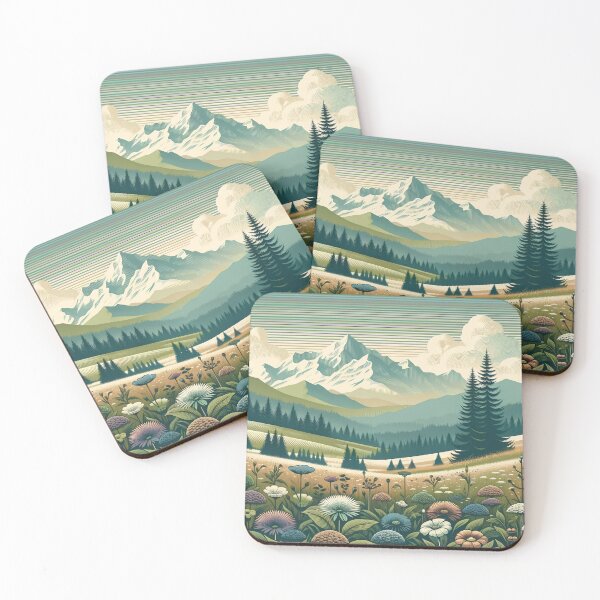Item preview, Eternal Springtime in Alpine Foothills designed and sold by PictorialWhimsy.