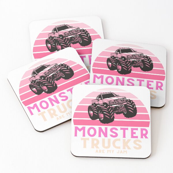 Item preview, Monster Trucks Are My Jam Cute Truck Car Lovers designed and sold by HTDesign69.