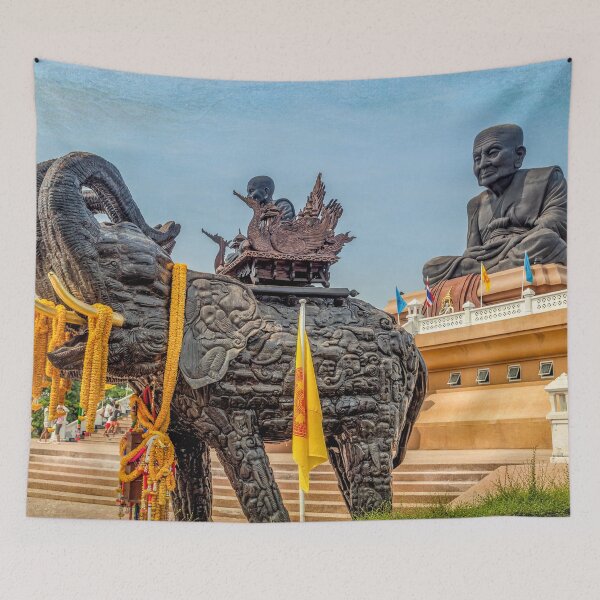 Item preview, Huay Mongkol Temple Thailand designed and sold by AJEvans.