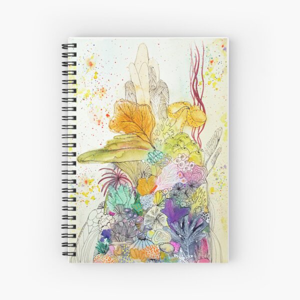 Coral tower Spiral Notebook