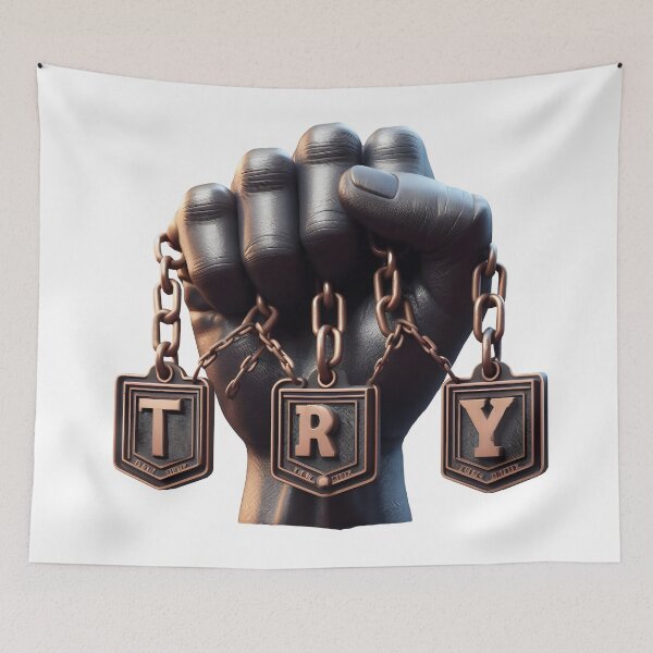 Item preview, Hand with TRY Plaques designed and sold by Glariix.