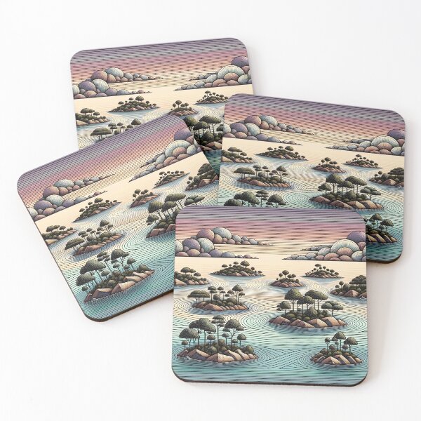 Item preview, Mystic Archipelago at Twilight designed and sold by PictorialWhimsy.