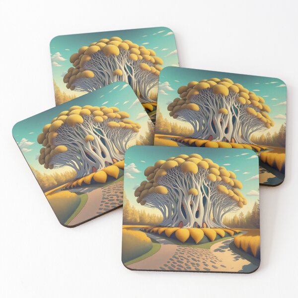 Item preview, Yellow Fungi Haven designed and sold by WhimsyRealm.