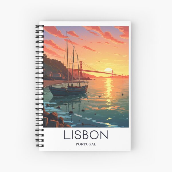 Aperçu de l'œuvre A Pop Art Travel Print of Lisbon - Portugal  créée et vendue par StudioRedKoala.