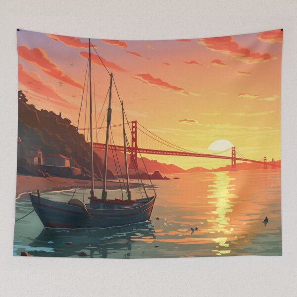 Item preview, A Pop Art Travel Print of Lisbon - Portugal  designed and sold by StudioRedKoala.