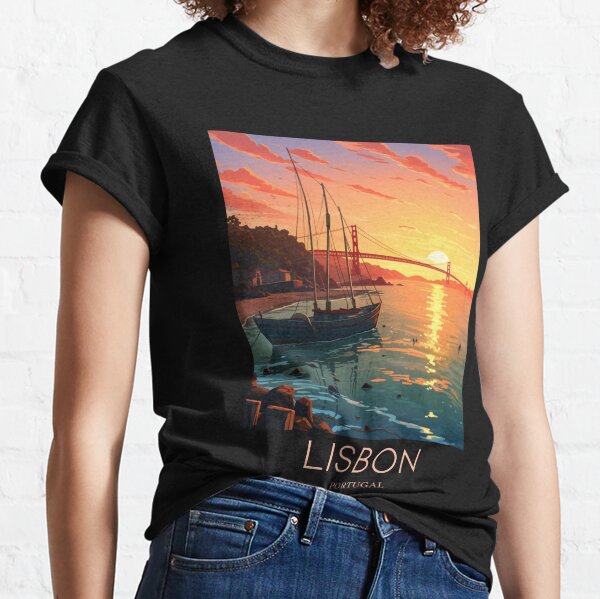 Aperçu de l'œuvre A Pop Art Travel Print of Lisbon - Portugal  créée et vendue par StudioRedKoala.