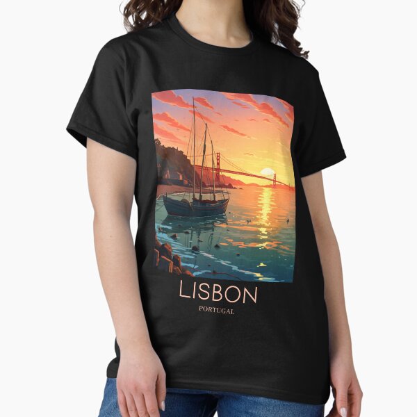 Aperçu de l'œuvre A Pop Art Travel Print of Lisbon - Portugal  créée et vendue par StudioRedKoala.