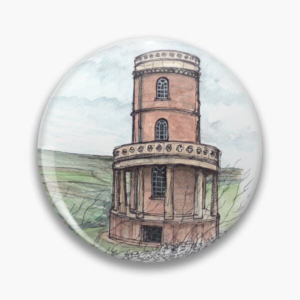 Item preview, Clavell Tower Dorset Watercolour designed and sold by Tom Napper Design.
