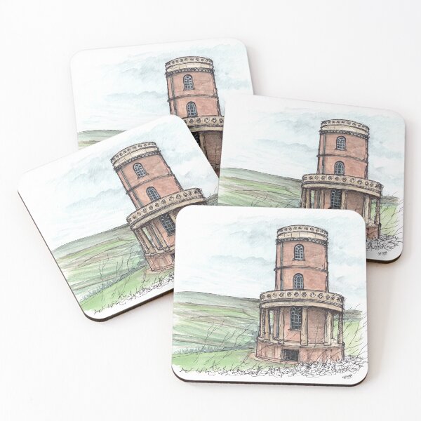 Item preview, Clavell Tower Dorset Watercolour designed and sold by Tom Napper Design.