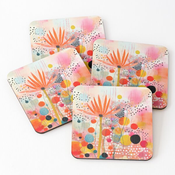 Item preview, Watercolor Floral Colorful Abstract Art designed and sold by GulDesignCo.