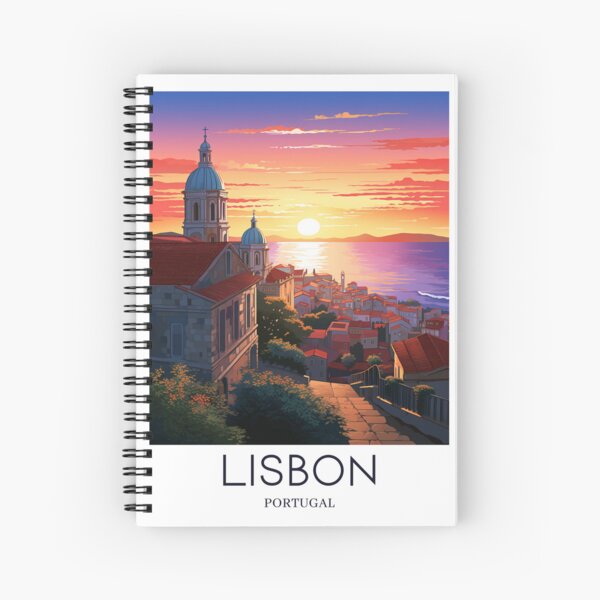Aperçu de l'œuvre A Pop Art Travel Print of Lisbon - Portugal  créée et vendue par StudioRedKoala.