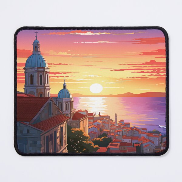 Item preview, A Pop Art Travel Print of Lisbon - Portugal  designed and sold by StudioRedKoala.