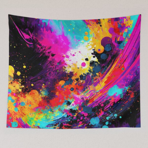 Item preview, Vibrant Abstract Art designed and sold by pumsquare.