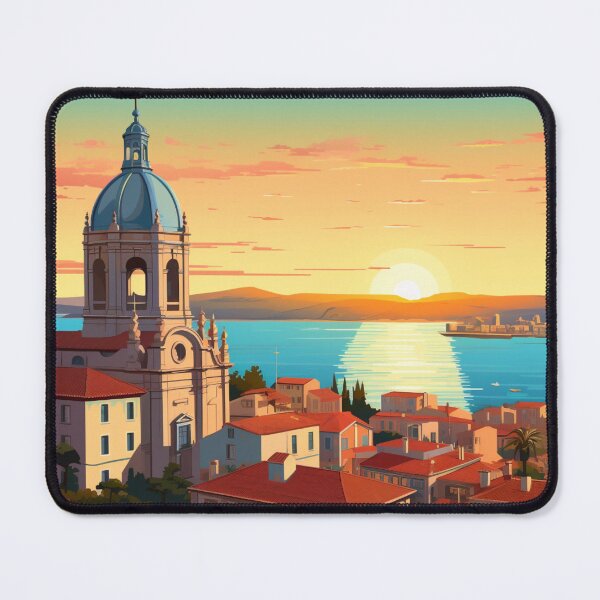 Item preview, A Pop Art Travel Print of Lisbon - Portugal designed and sold by StudioRedKoala.