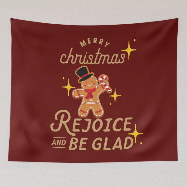 Item preview, Merry Christmas! Rejoice and be glad! designed and sold by BoniShop.