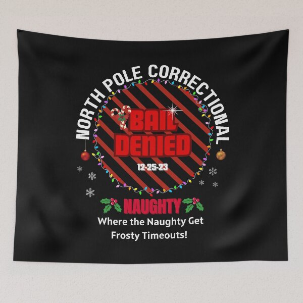 Item preview, North Pole Correctional: Where the Naughty Get Frosty Timeouts! designed and sold by NaaEchDesign ⭐⭐⭐⭐⭐.