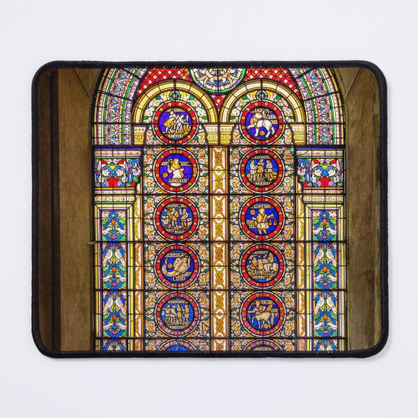Item preview, Zodiac Stained Glass Window designed and sold by AJEvans.
