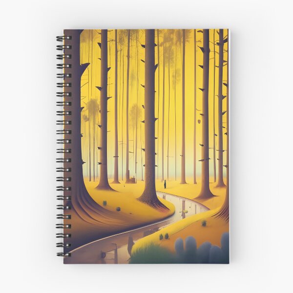 Artikelvorschau, Goldene Gelassenheit: Realistischer gelber Wald entworfen und verkauft von WhimsyRealm.