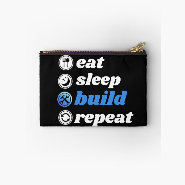 Item preview, Cool Eat Sleep Build Repeat quote, Building Blocks Bricks Master Builder designed and sold by Modren-design.