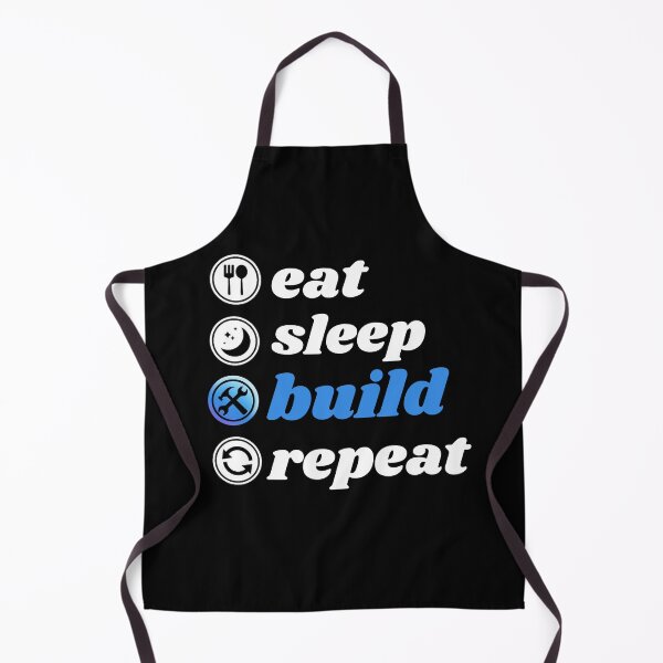 Item preview, Cool Eat Sleep Build Repeat quote, Building Blocks Bricks Master Builder designed and sold by Modren-design.