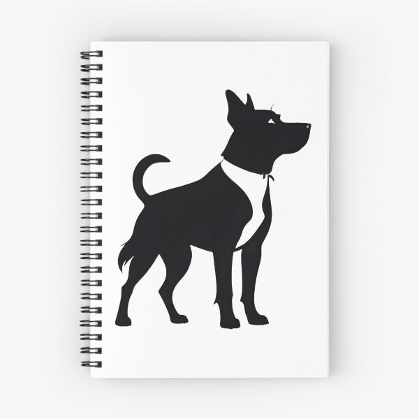 Item preview, "Canine Elegance: Graceful Dog Silhouette" designed and sold by ArtistKunal123.