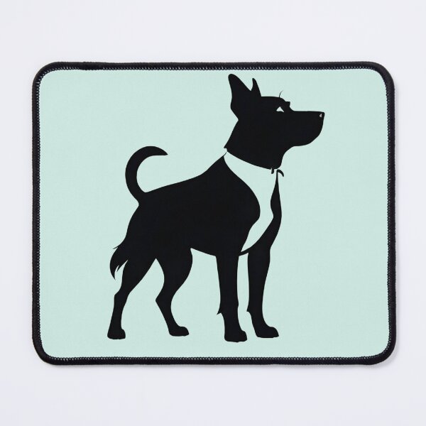 Item preview, "Canine Elegance: Graceful Dog Silhouette" designed and sold by ArtistKunal123.