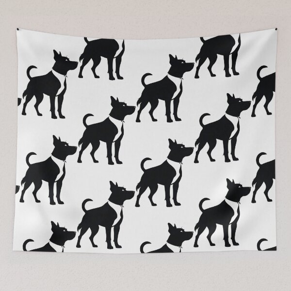 Item preview, "Canine Elegance: Graceful Dog Silhouette" designed and sold by ArtistKunal123.