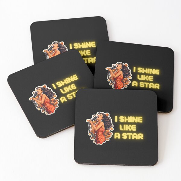 Item preview, I Shine Like A Star T-Shirt sticker wall design for all the stars out there! designed and sold by NatalieArtiste.
