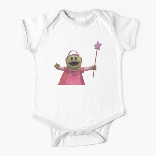 Who's that Wonderful Girl Puppet Nanalan Mona Short Sleeve Baby One-Piece