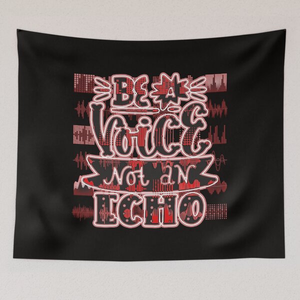 Item preview, Be a voice not an echo | audio,waveform designed and sold by ShabayekShop.