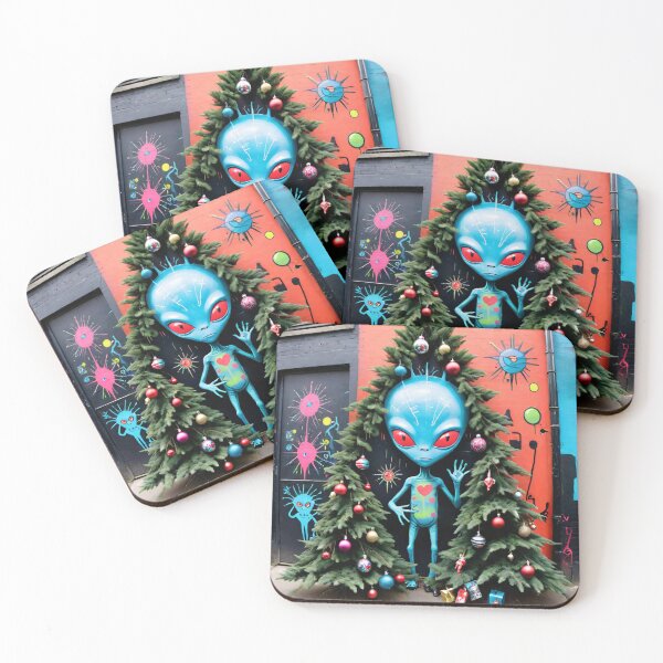 Item preview, Christmas & Winter: Extraterrestrial Tree of Happiness designed and sold by ArtsyInventor.