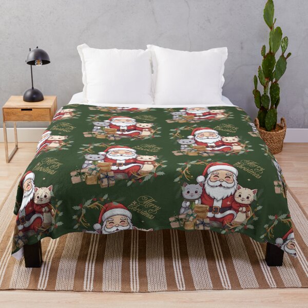Item preview, Christmas Santa with cats designed and sold by ME-World.