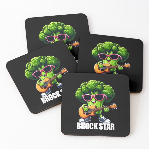 Item preview, Brock Star - Funny Broccoli Pun designed and sold by Meliafroggy.