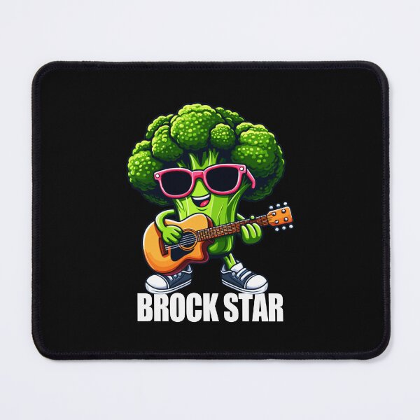 Item preview, Brock Star - Funny Broccoli Pun designed and sold by Meliafroggy.
