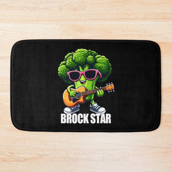Item preview, Brock Star - Funny Broccoli Pun designed and sold by Meliafroggy.