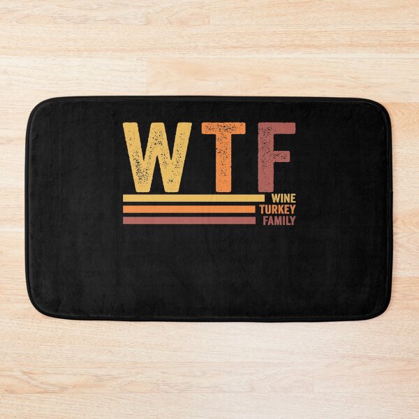 Item preview, Wtf Wine Turkey Family Happy Thanksgiving Turkey Day designed and sold by Amineharoni.