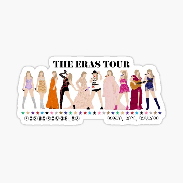 Taylor Swift Eras Tour Sticker – The Doodle Syndrome