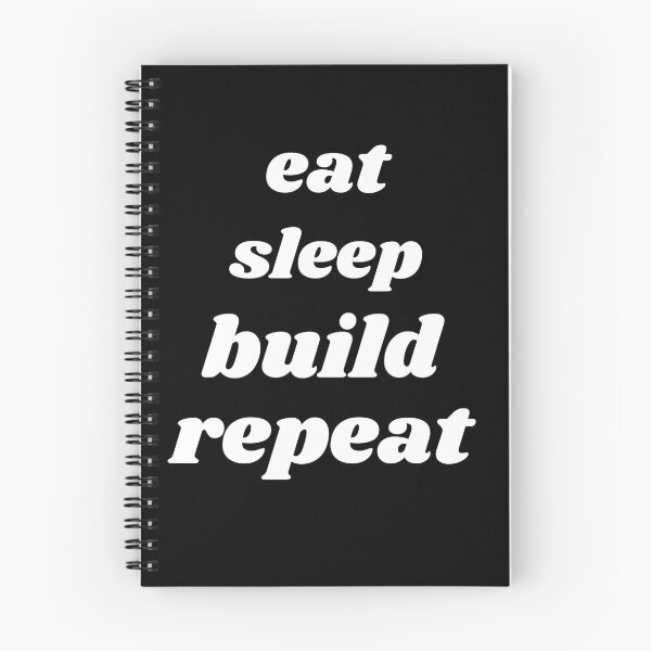 Item preview, Cute Eat Sleep Build Repeat quote, Building Blocks Bricks Master Builder designed and sold by Modren-design.