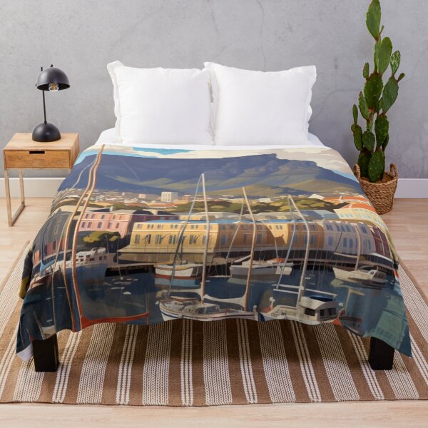 Item preview, A Pop Art Travel Print of Cape Town - South Africa  designed and sold by StudioRedKoala.