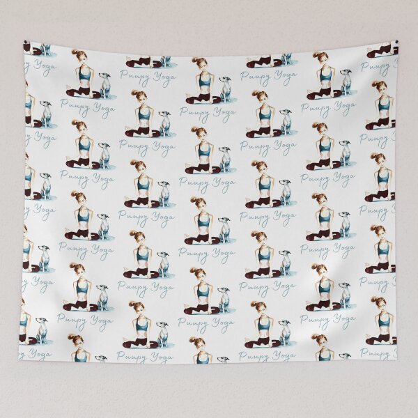 Item preview, Yoga. Puppy Yoga. Dog Yoga designed and sold by IgErSTYLE.