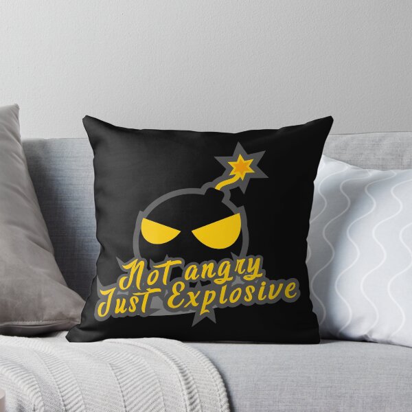 Item preview, Not Angry Just Explosive designed and sold by ShiroiYozora.