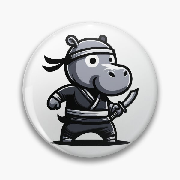 Item preview, Stealthy Hippo Ninja designed and sold by RyanBelandres.