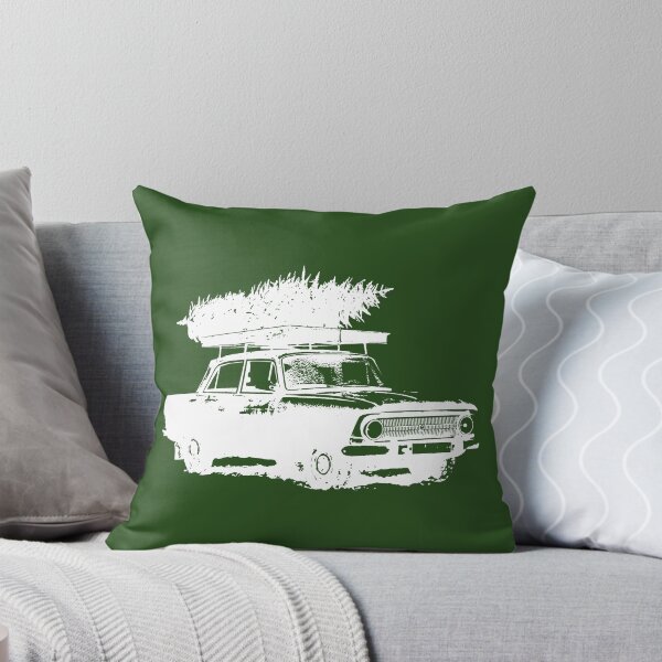 Item preview, Christmas Tree on Top of Vintage Car designed and sold by Spindriftmerch.