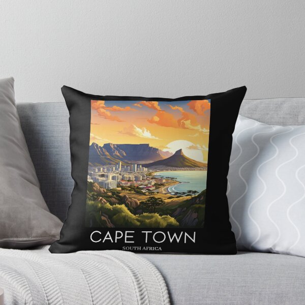 Artikelvorschau, A Pop Art Travel Print of Cape Town - South Africa entworfen und verkauft von StudioRedKoala.
