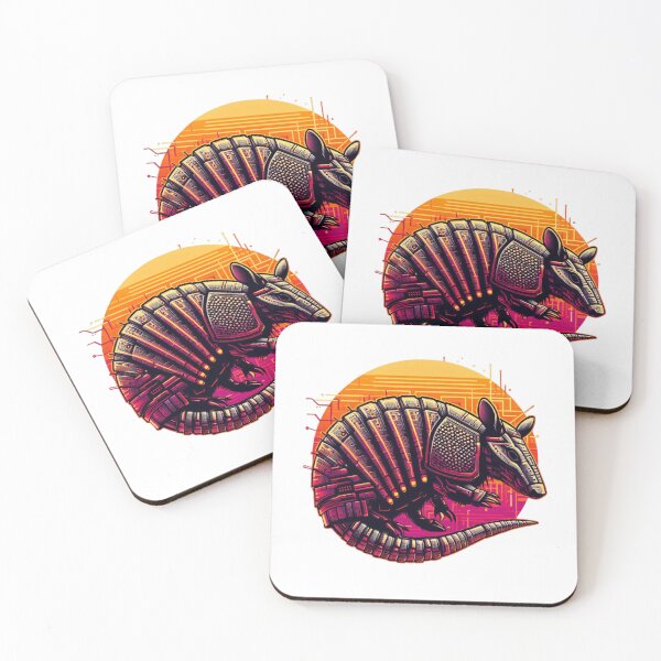 Item preview, Desert Roller - Cyber Armadillo designed and sold by MrAI-Store.