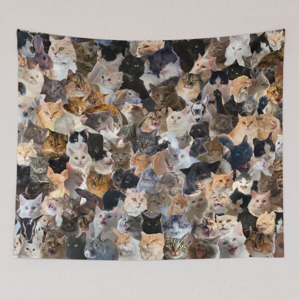 Item preview, Collage with pets (mostly cats) designed and sold by TicaCreations.